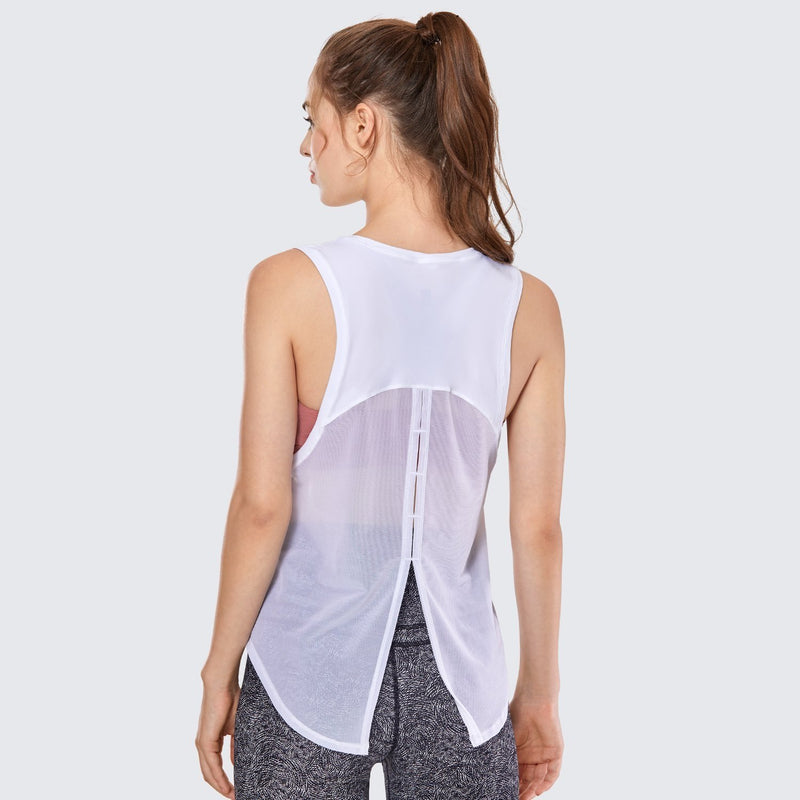 Tie Back Mesh Tank