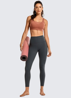 Carbon Gray 25''Leggings - Hidden Pocket